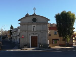 esterno della chiesa di sant'Antonio da Padova in Sestu