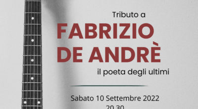 “Concerto tributo a Fabrizio De Andrè, il poeta degli ultimi”